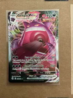 Pokemon TCG Gengar VMAX 157/264 Swsh08: Fusion Strike Holo Card Mint Condition - Image 1
