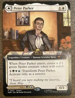 The Amazing Spider-Man Peter Parker NYCC 2025 Magic The Gathering Promo Card MTG - Image 2