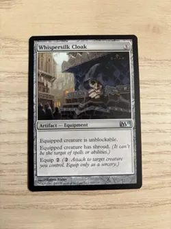 Whispersilk Cloak (M11) - NM MTG Magic Card - Image 1
