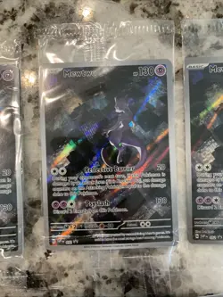 Mewtwo SVP 052 151 Promo Illustration Rare Pokemon Card SEALED LOT Of 5 - Image 4