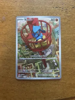 Riolu Mega Evolution ETB Pokemon Card Promo 010 NM - Image 1