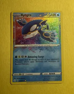 Kyogre 021/072 Shining Fates Amazing Rare Holo Pokemon TCG Card (NM) - Image 1