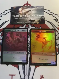 Phyrexian Hydra Elemental Foil Token - MOM - March of the Machine - Image 1