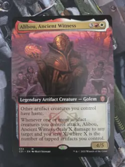 Alibou, Ancient Witness (Extended Art) Commander 2021 Regular - Image 1