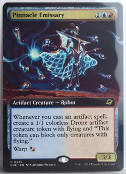 Pinnacle Emissary [New, Near Mint] Extended Art {Edge of Eternities} - Image 1