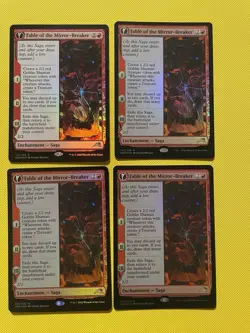 Fable of the Mirror-Breaker Kamigawa: Neon Dynasty Foil x4 (Four) MTG - Image 1