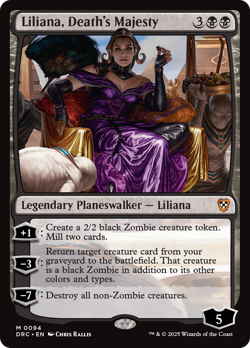 Liliana, Death's Majesty [Aetherdrift Commander] Magic MTG - Image 1