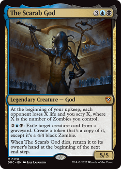 The Scarab God [Aetherdrift Commander] Magic MTG - Image 1