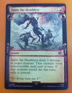 1x Smite the Deathless (0599) | FOIL Scroll | LTR: Tales of Middle-Earth | MTG - Image 1