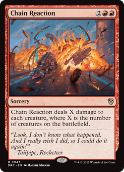 Chain Reaction [Aetherdrift Commander] Magic MTG - Image 1