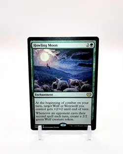 Howling Moon Rare Magic The Gathering TCG Innistard Crimson Vow 204 - Image 1
