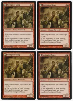 Instigator Gang Wildblood Pack x4 4x 2011 Innistrad PLAYSET Creature MTG LP AZA - Image 1