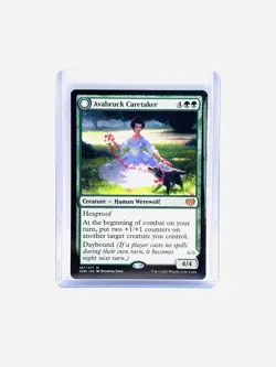 MTG, Avabruck Caretaker/Hollowhenge Huntmaster, Innistrad: Crimson Vow, Regular - Image 1