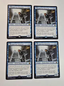 4x Suspicious Stowaway - Midnight Hunt - Near Mint - Magic the gathering - Image 1