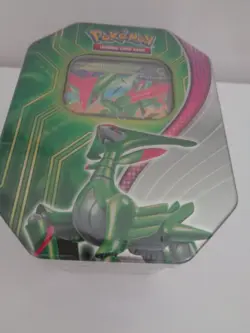 pokemon trading card game tin iron leaves new & sealed - Image 1