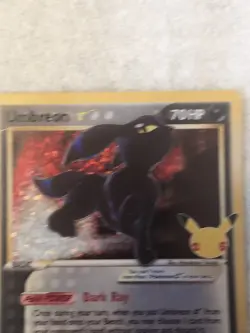 2021 POKEMON CELEBRATIONS CLASSIC COLLECTION #17 UMBREON-GOLD STAR - Image 3