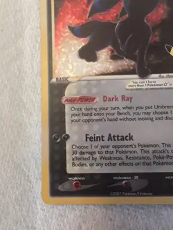 2021 POKEMON CELEBRATIONS CLASSIC COLLECTION #17 UMBREON-GOLD STAR - Image 5