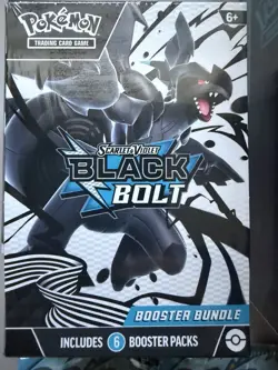POKEMON TCG SCARLET & VIOLET BLACK BOLT ETB ELITE TRAINER & Booster Bundle +5 Pk - Image 3