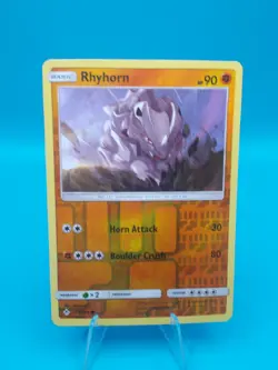 Rhyhorn 93/214 S&M Unbroken Bonds Pokemon TCG Reverse Holo Near Mint/Mint - Image 1