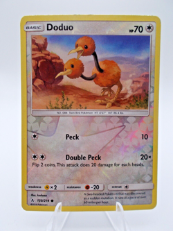 Doduo 150/214 Sm-Unbroken Bonds Pokemon TCG Reverse Holo Lightly Played - Image 1