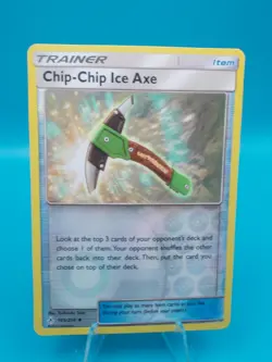 Chip-Chip Ice Axe 165/214 S&M Unbroken Bonds Pokemon TCG Reverse Holo NM/M - Image 1