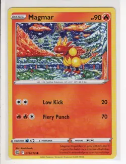 MAGMAR BRILLIANT STARS SET POKEMON CARD 019/172 LP - Image 1