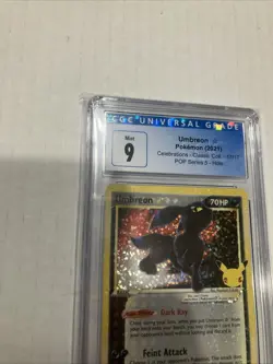 Umbreon star, Pokemon Celebrations-classic collection, graded card CGC 9 - Image 2
