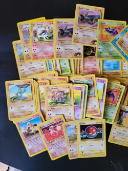 Lot Of 100 1999-2001 Pokemon Cards. Base Set To Neo. Uncommon & Commons - Image 3