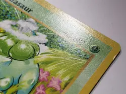 SHADOWLESS Bulbasaur 44/102 LP - 1999 Base Set Pokemon Card - Mitsuhiro Arita - Image 3