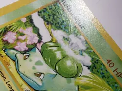 SHADOWLESS Bulbasaur 44/102 LP - 1999 Base Set Pokemon Card - Mitsuhiro Arita - Image 4