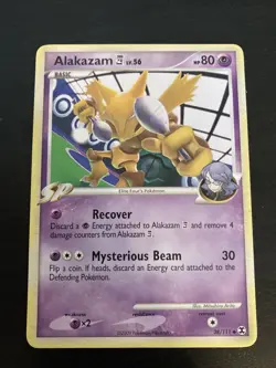 POKEMON CARD - ALAKAZAM LV 56 - RISING RIVALS - 38/111 - Image 1