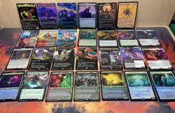 Magic the Gathering Rare Showcase Foil Lot - Over 25 Cards - Various Sets - Image 1