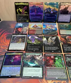 Magic the Gathering Rare Showcase Foil Lot - Over 25 Cards - Various Sets - Image 2