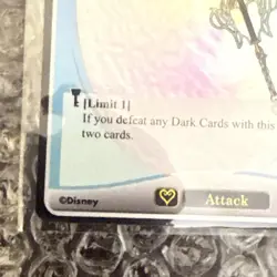 Tomy Kingdom Hearts Trading Card Game Ultima Weapon 48/91SR TCG Light & Darkness - Image 5