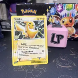 🔥 Pokemon Pikachu Black Star Promo 2003 Holo Rare Card Nintendo Eseries NM/LP - Image 1