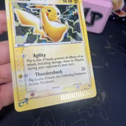 🔥 Pokemon Pikachu Black Star Promo 2003 Holo Rare Card Nintendo Eseries NM/LP - Image 3