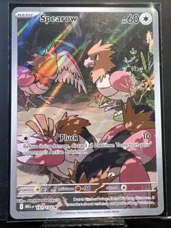 Spearow - 151/132 - Illustration Rare - Mega Evolutions - Pokemon Card - NM/M - Image 1