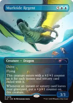 Murktide Regent (Rainbow Foil) -Foil Near Mint MTG Secret Lair - Image 1