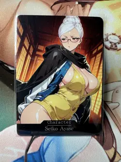 Seiko Ayase DanDaDan hentai Anime Doujin Waifu Custom Art Card - Image 1