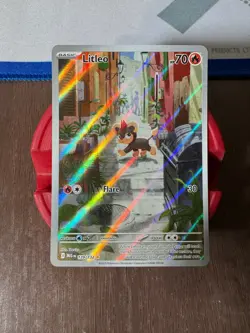 Litleo 139/132 Illustration Rare Pokemon Card Mega Evolutions - English TCG - Image 1