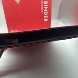 Vault X Fire Red 12-Pocket Exo-Tec Zip Binder - 480 Cards Open Box - Image 4