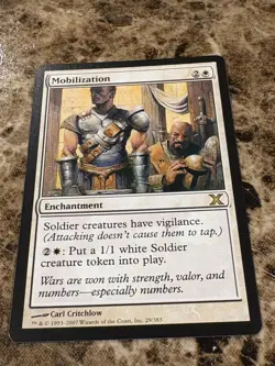 MOBILIZATION Magic the Gathering MTG 10th Edition - Image 1