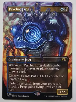 Psychic Frog (Borderless) 344 R Modern Horizons 3 Near Mint - Image 1