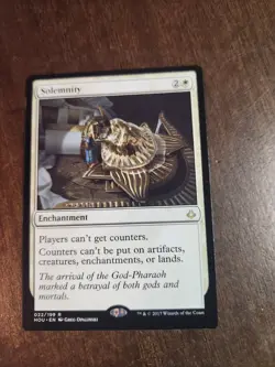 Magic: The Gathering - Solemnity - Hour of Devastation (2017) - Image 1