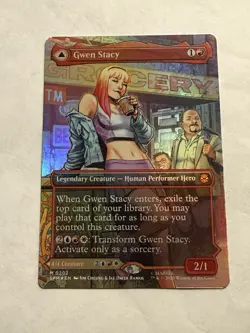 Gwen Stacy (0202) (Borderless) Marvel's Spider-Man Foil - Image 1