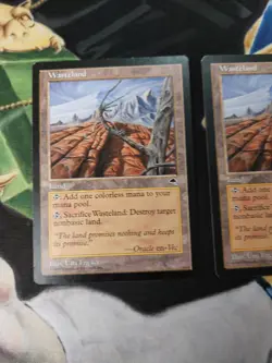 Wasteland MTG Tempest Uncommon Land Moderately Played x4 - Image 3