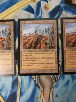 Wasteland MTG Tempest Uncommon Land Moderately Played x4 - Image 5