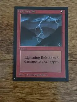 Magic The Gathering Lightning Bolt Collector Edition - MTG - CE - Image 1