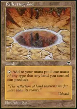 MTG Reflecting Pool, Moderate Play, English Tempest - Image 1