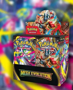 In Hand Pokemon TCG Mega Evolution Booster Display Box (36 Packs) New & Sealed - Image 1
